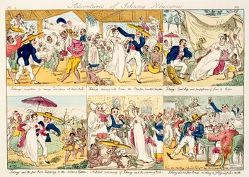 Die Abenteuer von Johnny Newcome, veröffentlicht 1812